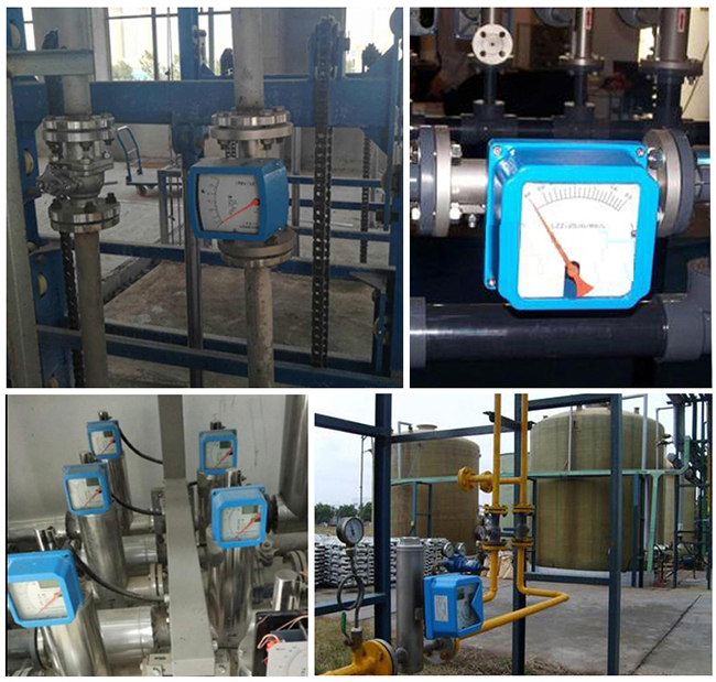 磁性浮子流量計(jì)現(xiàn)場安裝使用圖